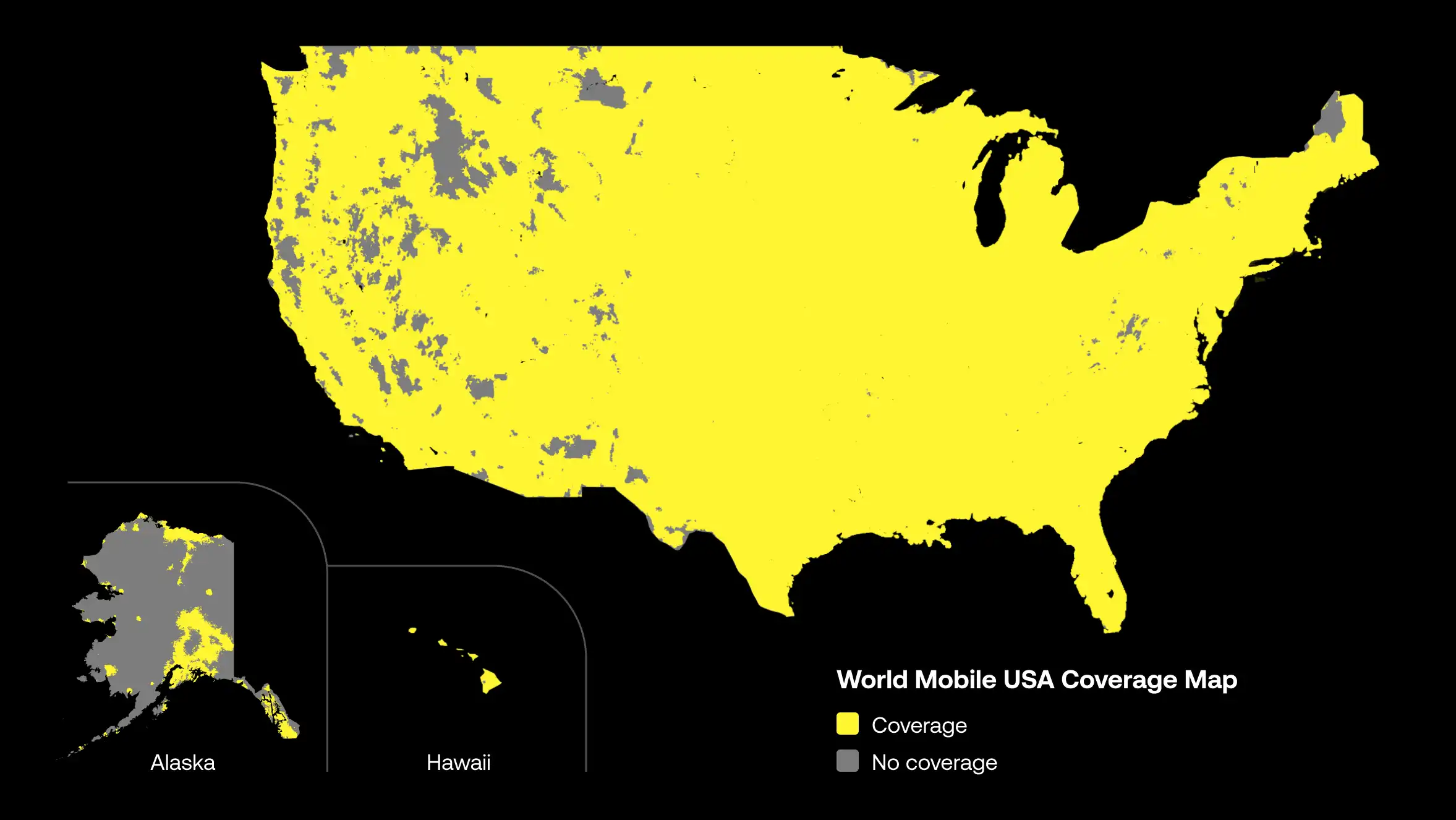 World Mobile Coverage Map